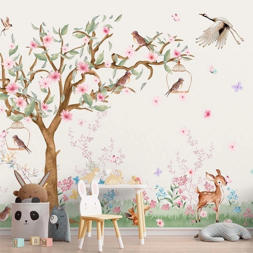 papel de parede infantil autocolante