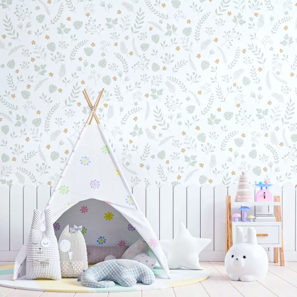 papel de parede infantil fosco