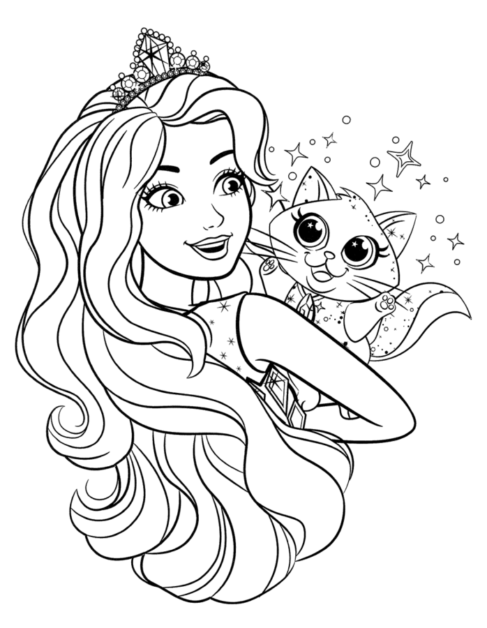 desenhos da barbie para imprimir