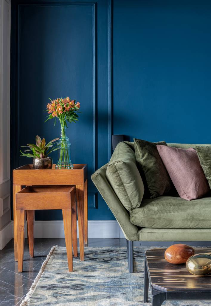 parede azul marinho vs azul petróleo qual escolher