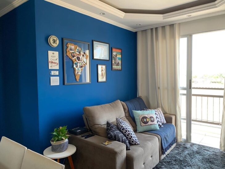 erros comuns ao pintar parede de azul