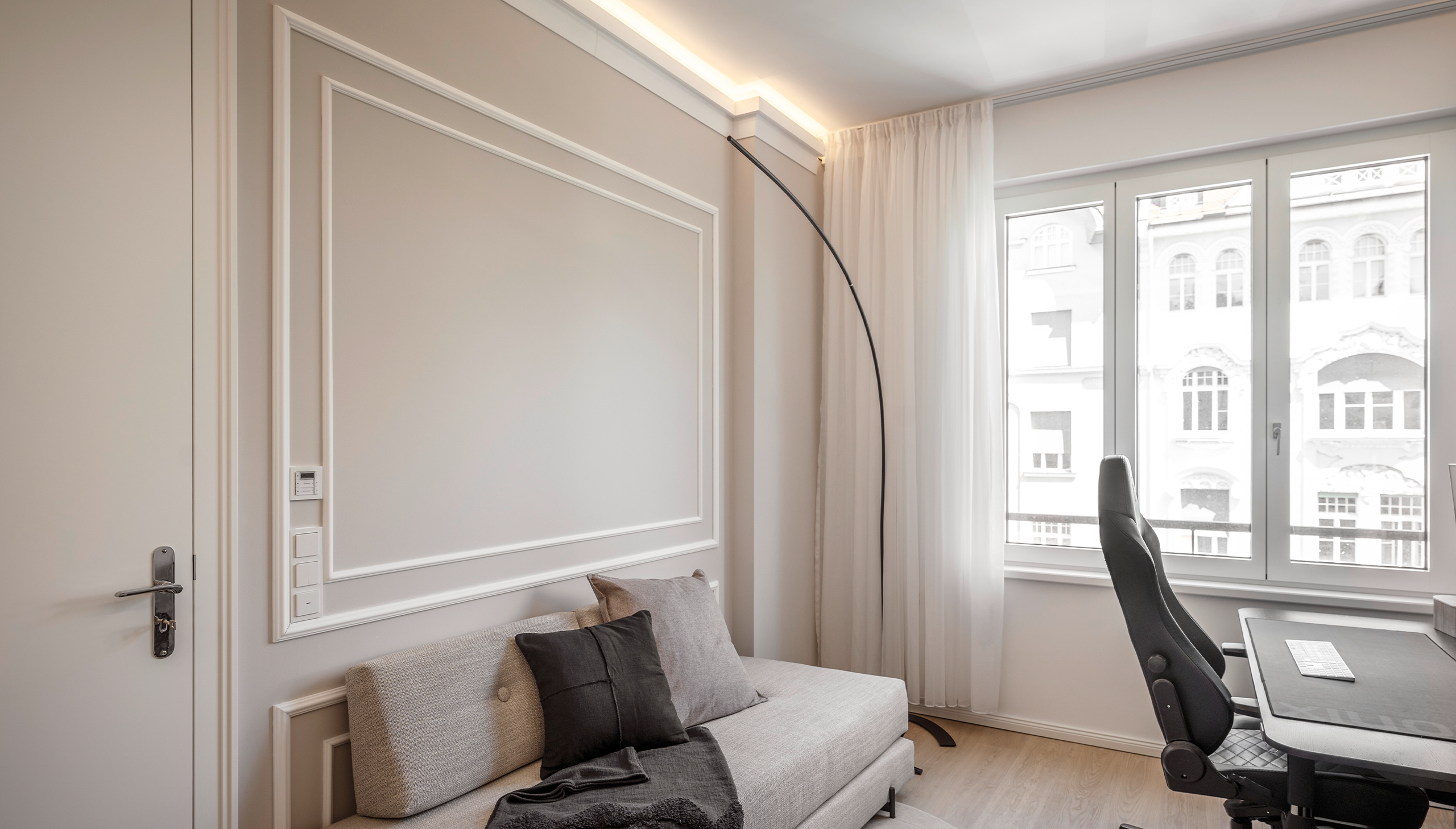 Ideias de galeria de quadros minimalista