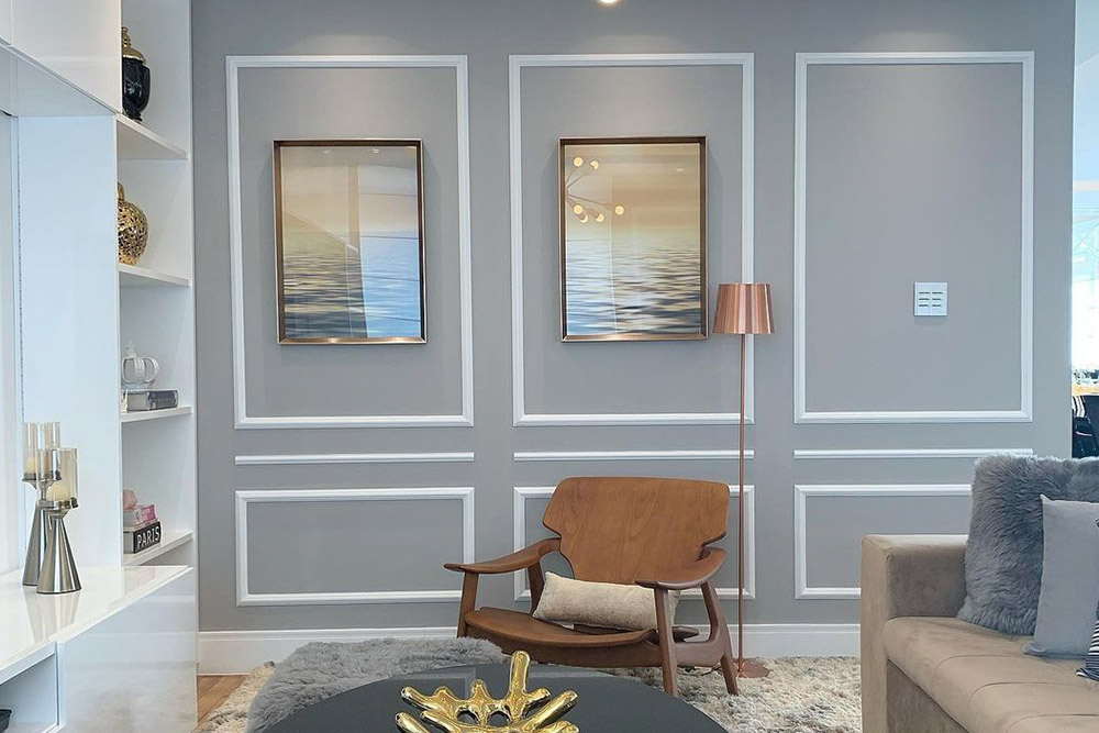 Molduras vazias decorativas