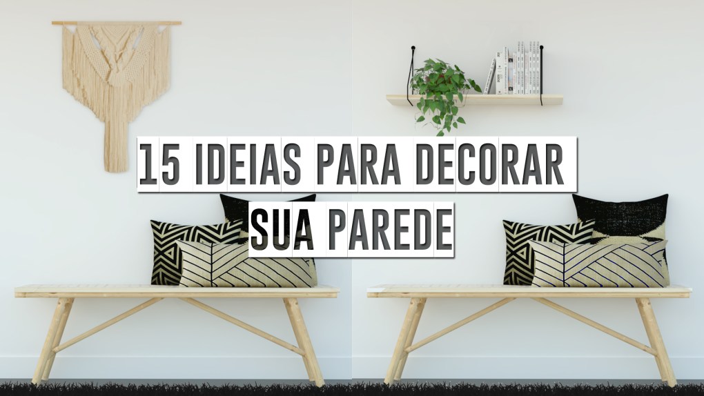 ideias criativas parede de folhas para sala