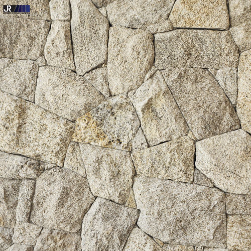 parede de pedra natural na sala