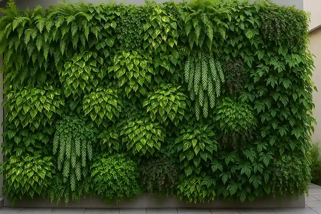 parede verde interna