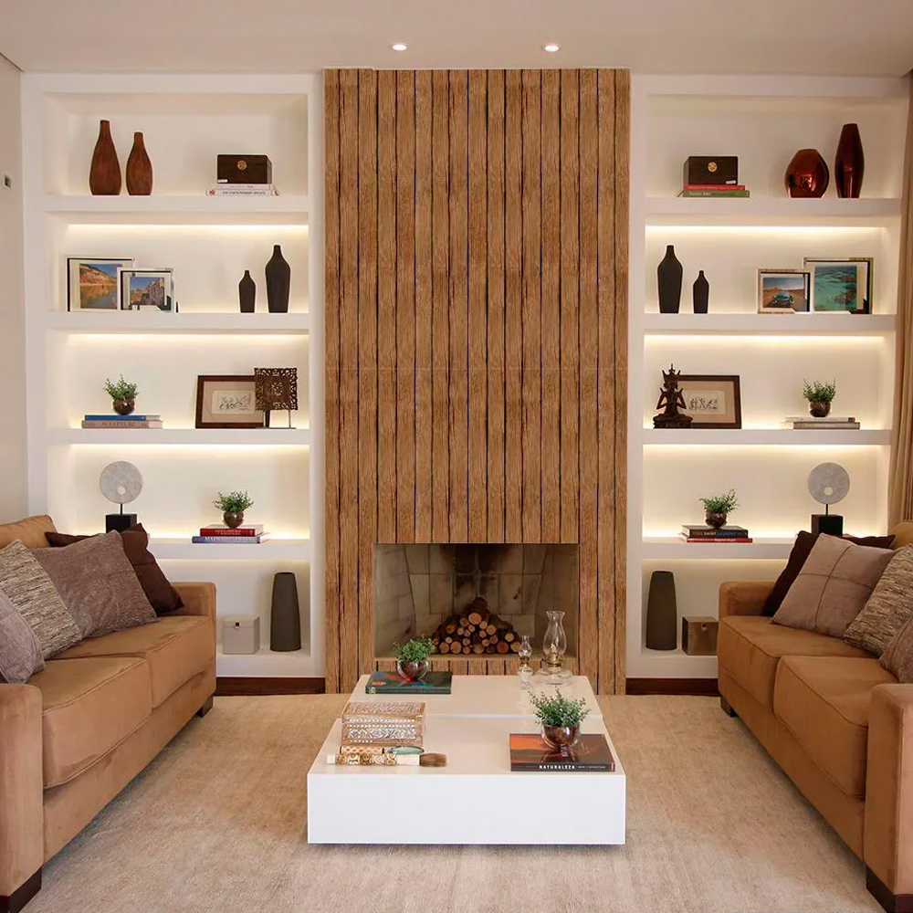 como fazer parede de madeira