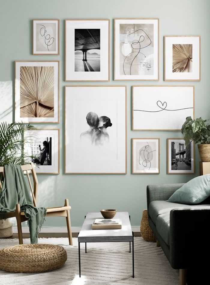 DIY: Crie Gabaritos de Papel para Planejar Sua Parede Galeria