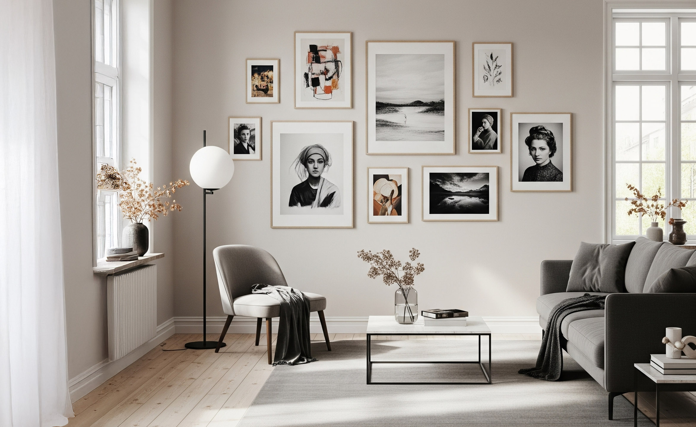 Inspirações de Gallery Wall: 10 Ideias Criativas para Cada Ambiente da Casa