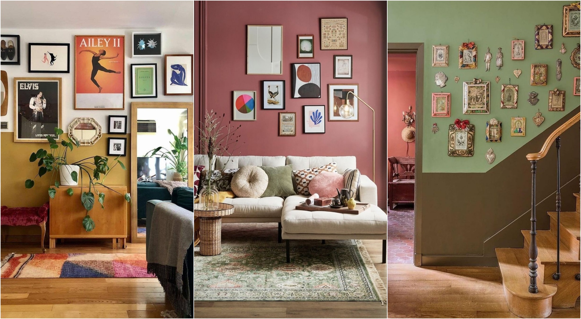 Inspirações de Gallery Wall: 10 Ideias Criativas para Cada Ambiente da Casa