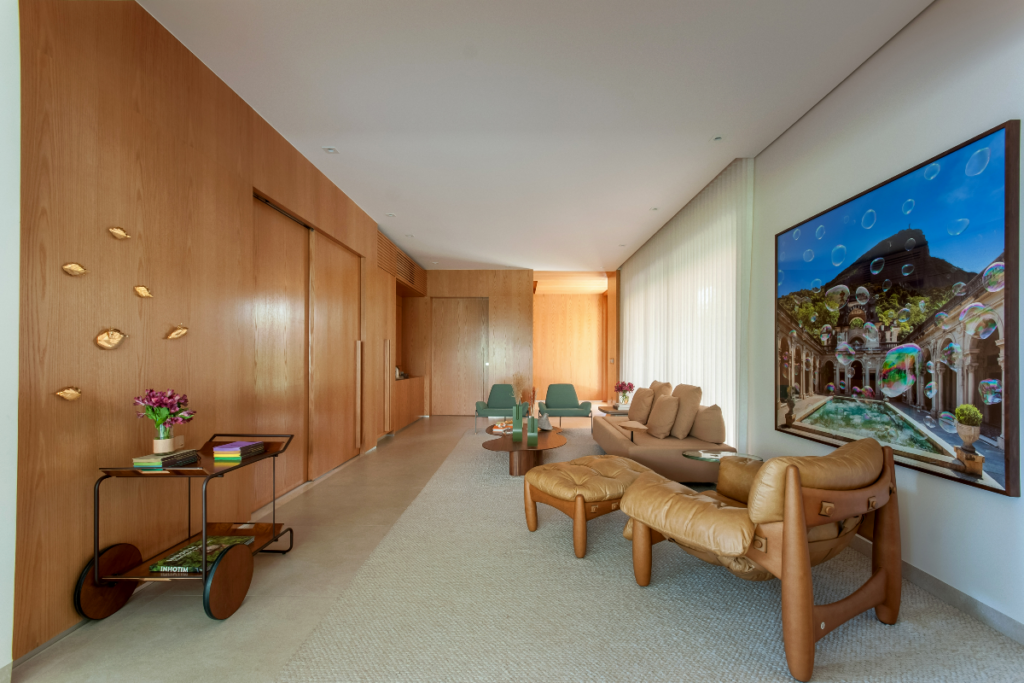 parede de madeira cozinha