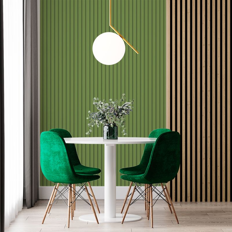 pintura verde oliva parede