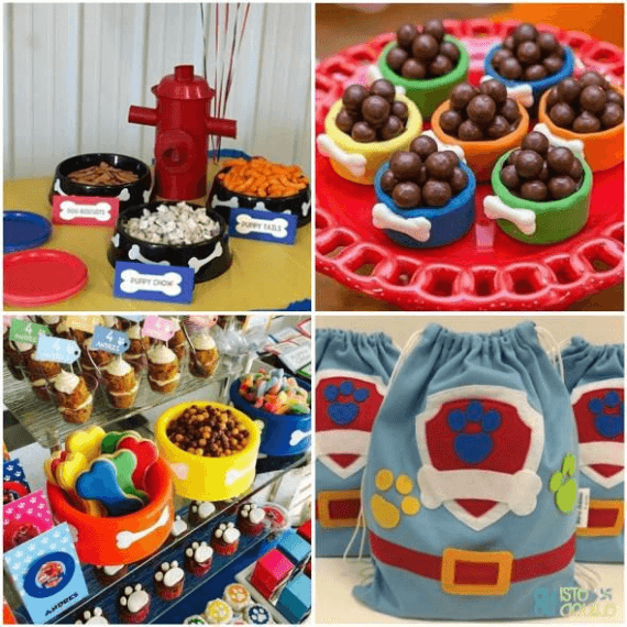ideias criativas decoração festa patrulha canina