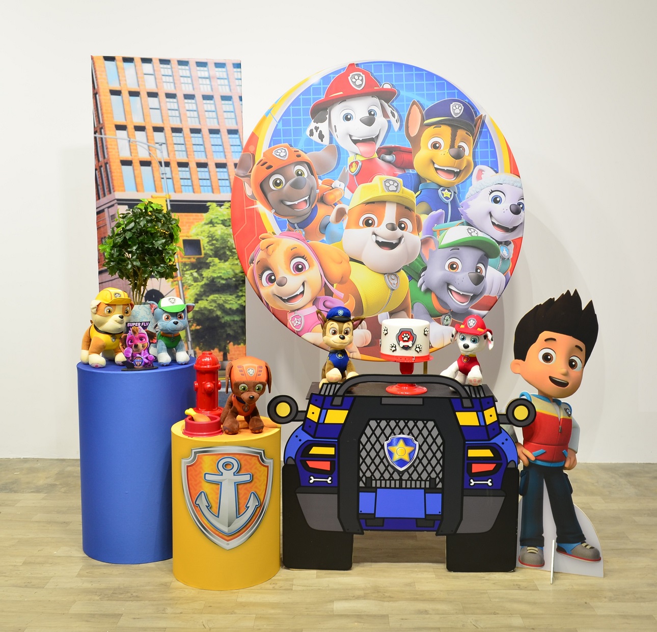 kit festa patrulha canina vs decoração personalizada