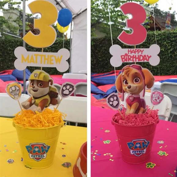 kit festa patrulha canina vs decoração personalizada