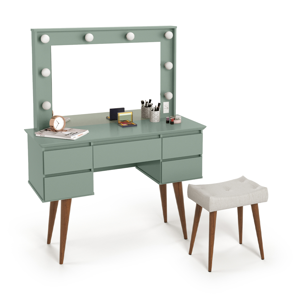 penteadeira moderna com escrivaninha