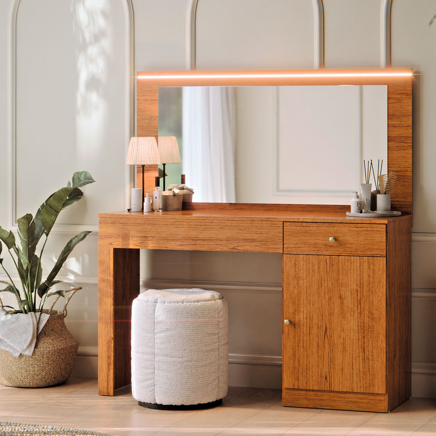 penteadeira moderna preta