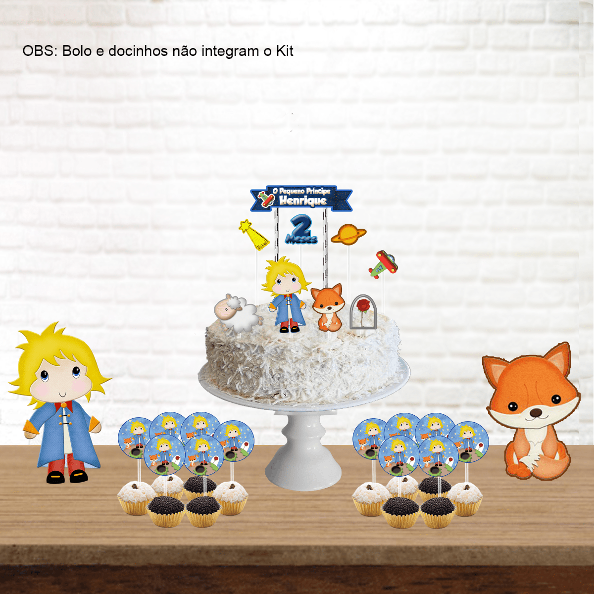 ideias criativas decoração festa pequeno príncipe