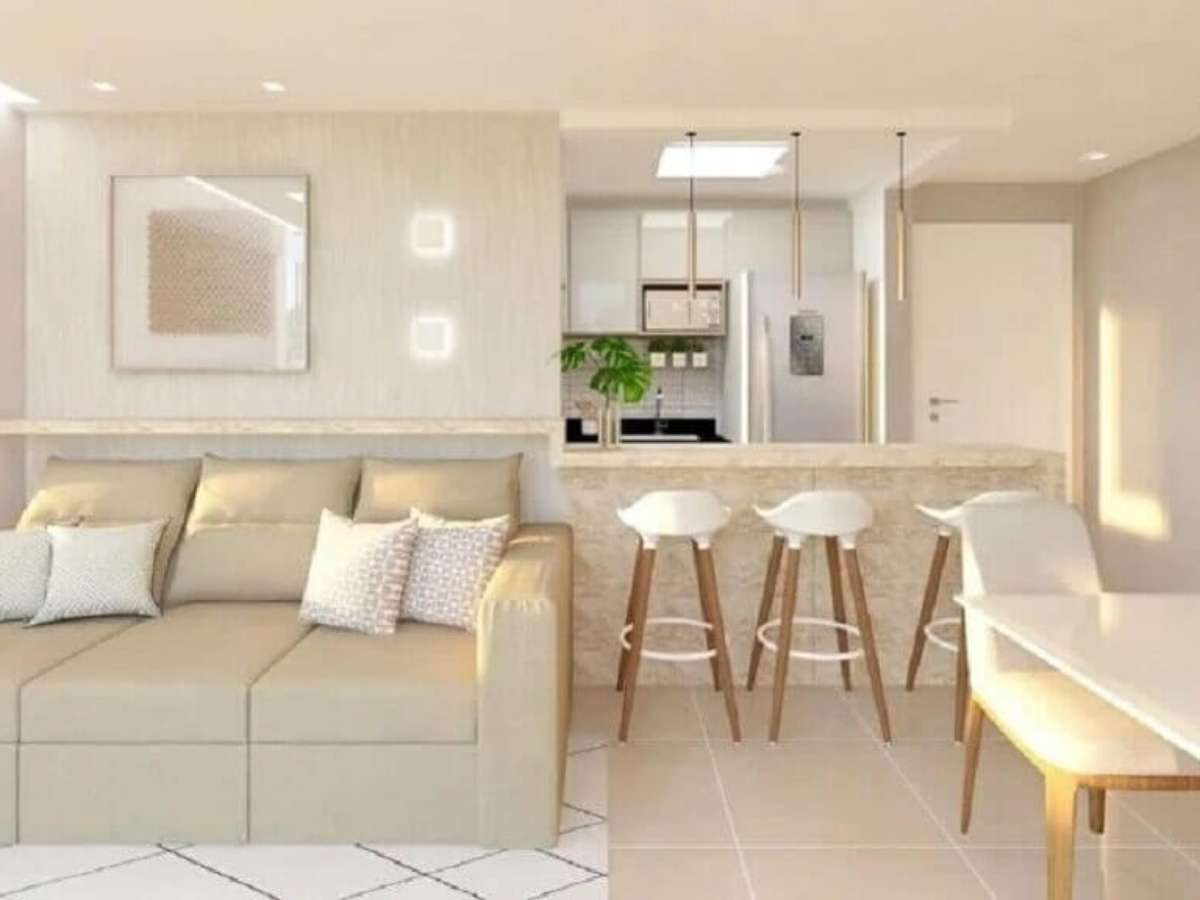 Tons levemente amarelados