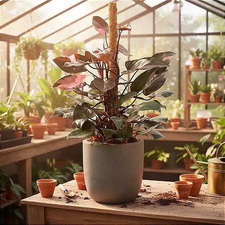 Philodendron com folhagem colorida