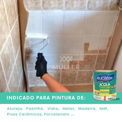 pintar azulejo com rolo