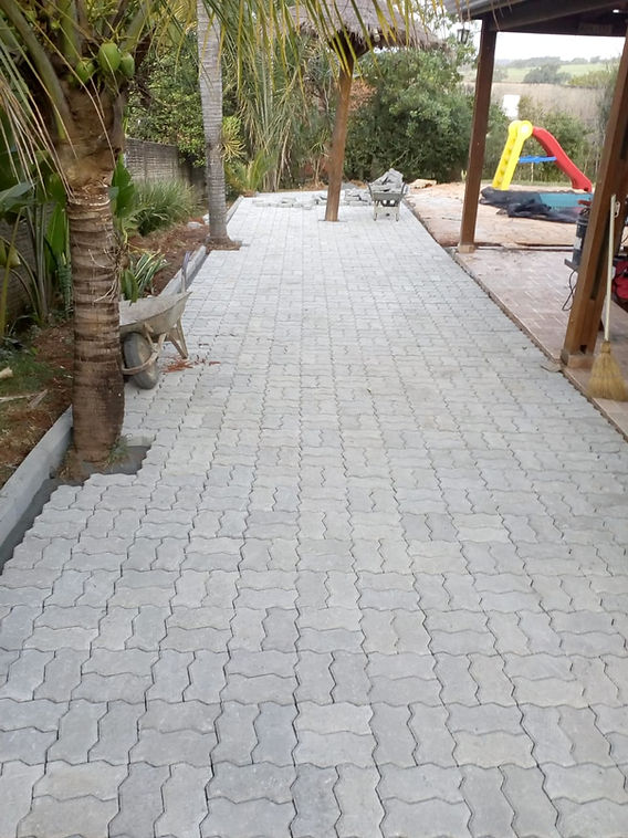 molde de concreto para jardim