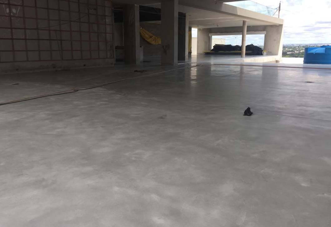 manutenção piso de cimento quintal