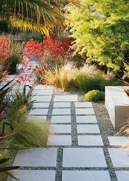 molde de concreto para jardim