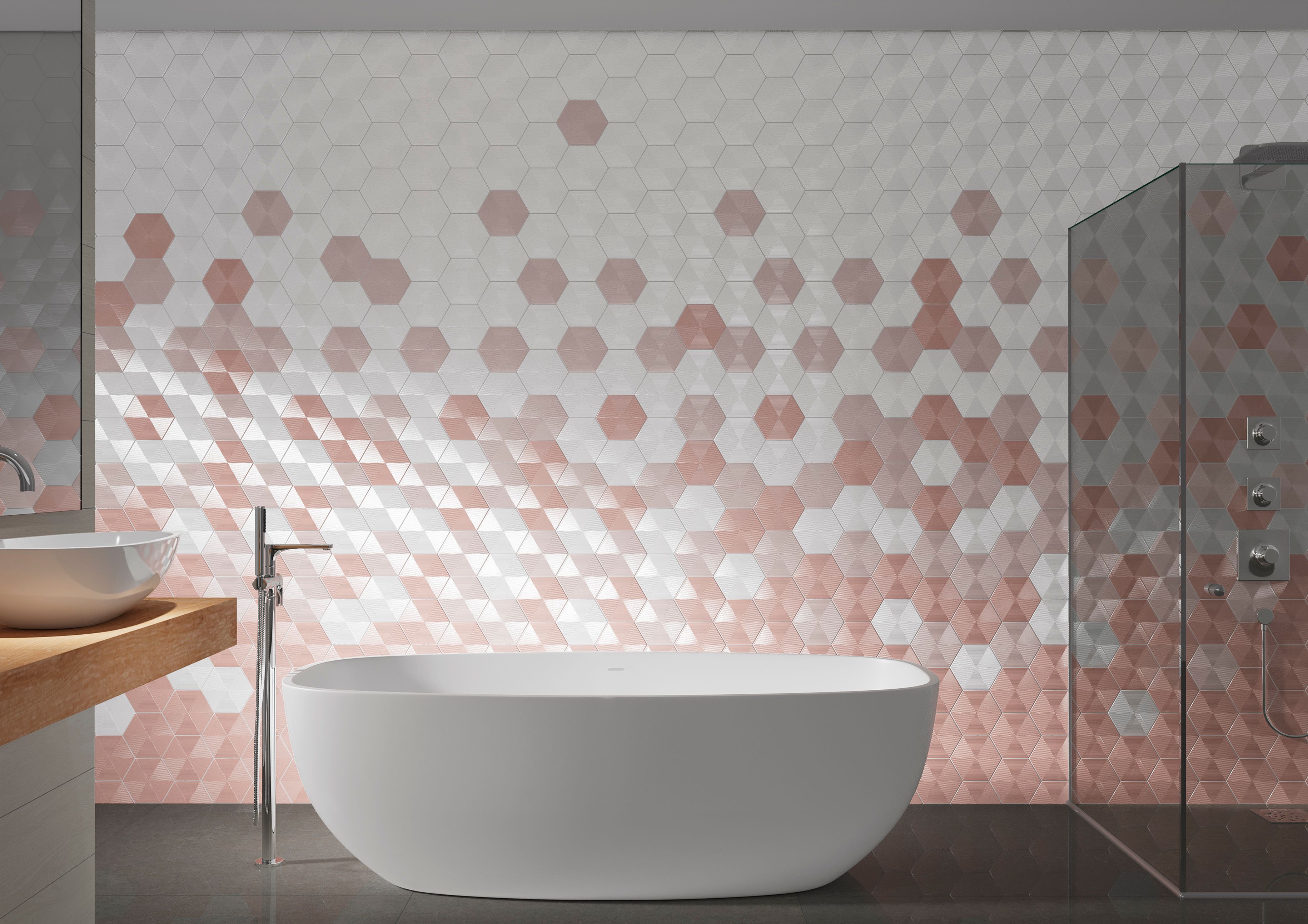 piso hexagonal vs piso retangular