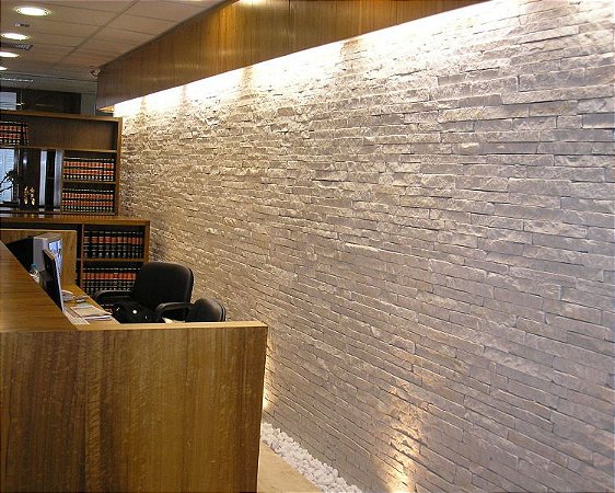 piso que imita pedra irregular