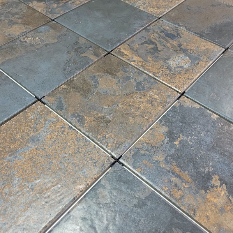 piso que imita pedra lisa