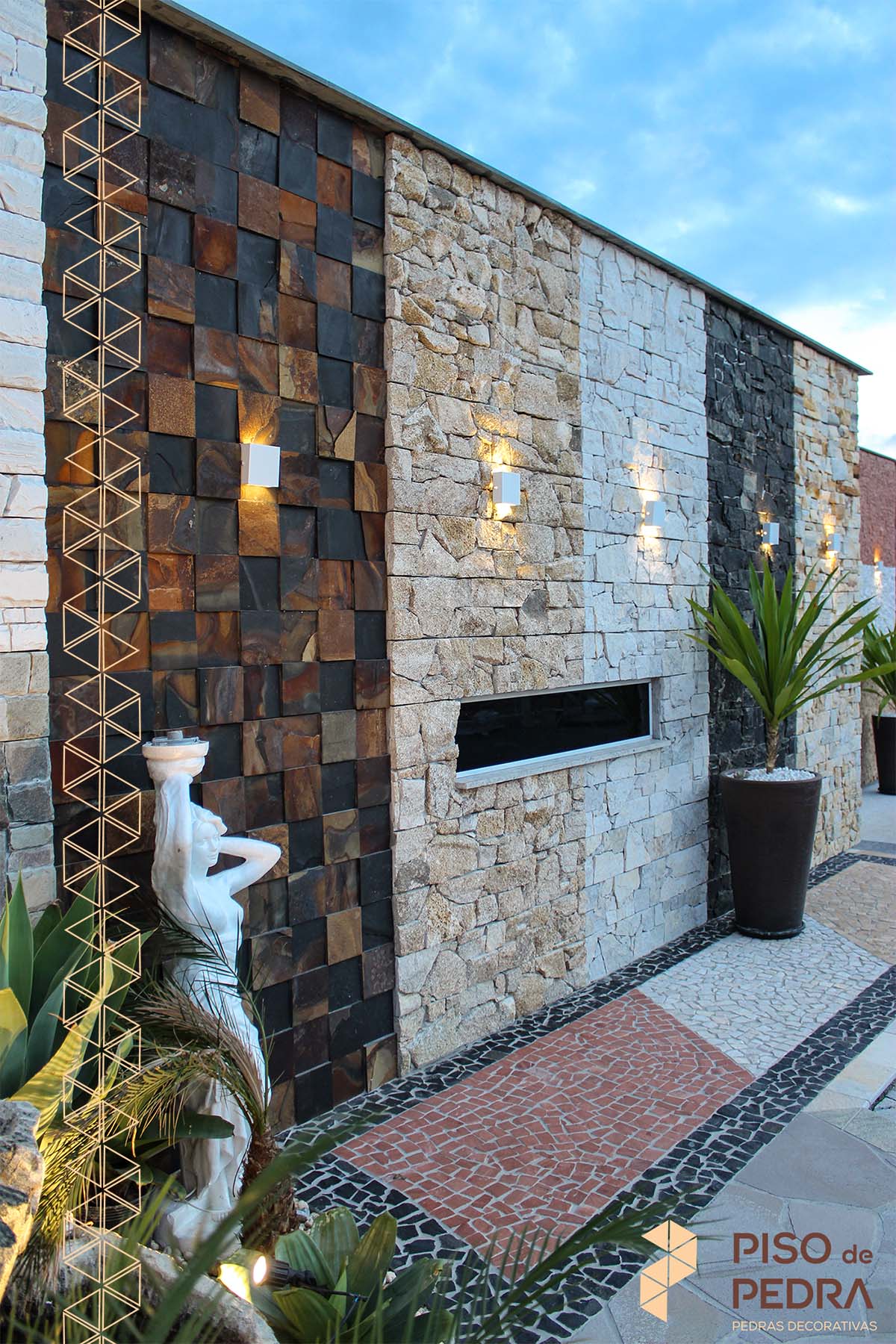 piso que imita pedra para área externa