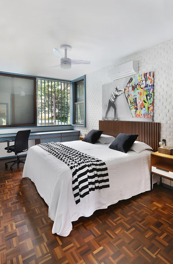 porcelanato amadeirado para quarto