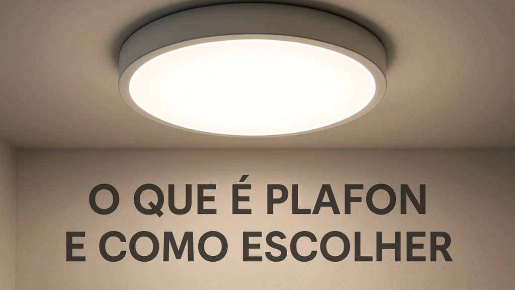 diferença entre plafon e pendente