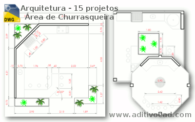 Projeto edícula com churrasqueira