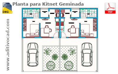 ideias de plantas para kitnet 4x4
