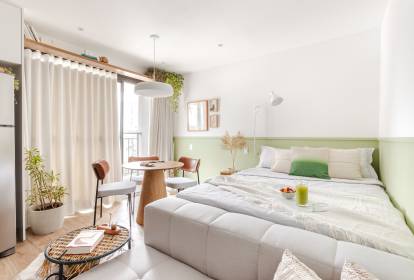 como organizar móveis em quarto pequeno