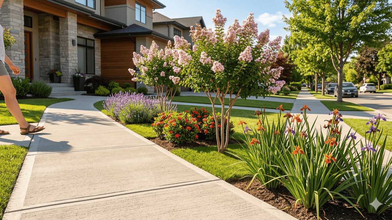 árvores para calçada com fiação elétrica