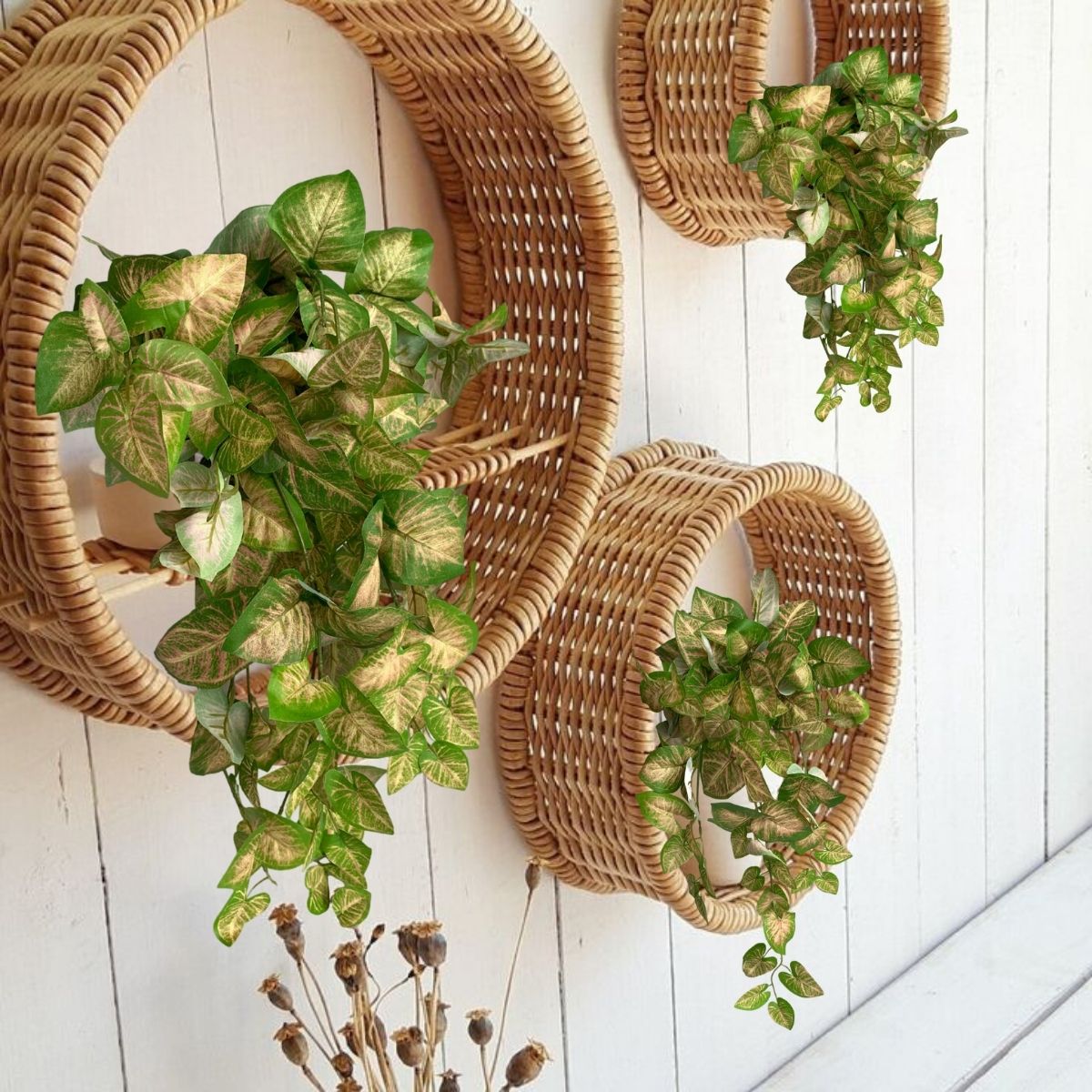 plantas artificiais para cozinha