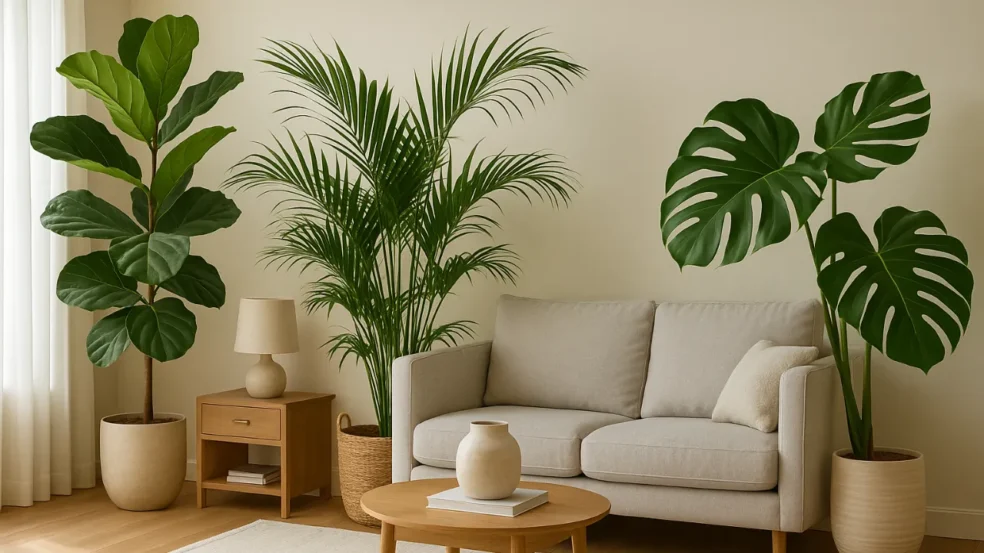 plantas tropicais de interior