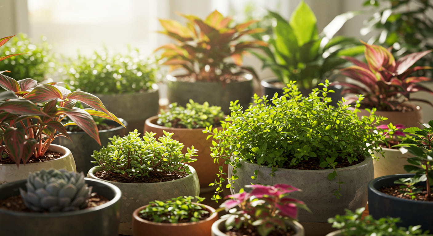 plantas para vasos com sol pleno