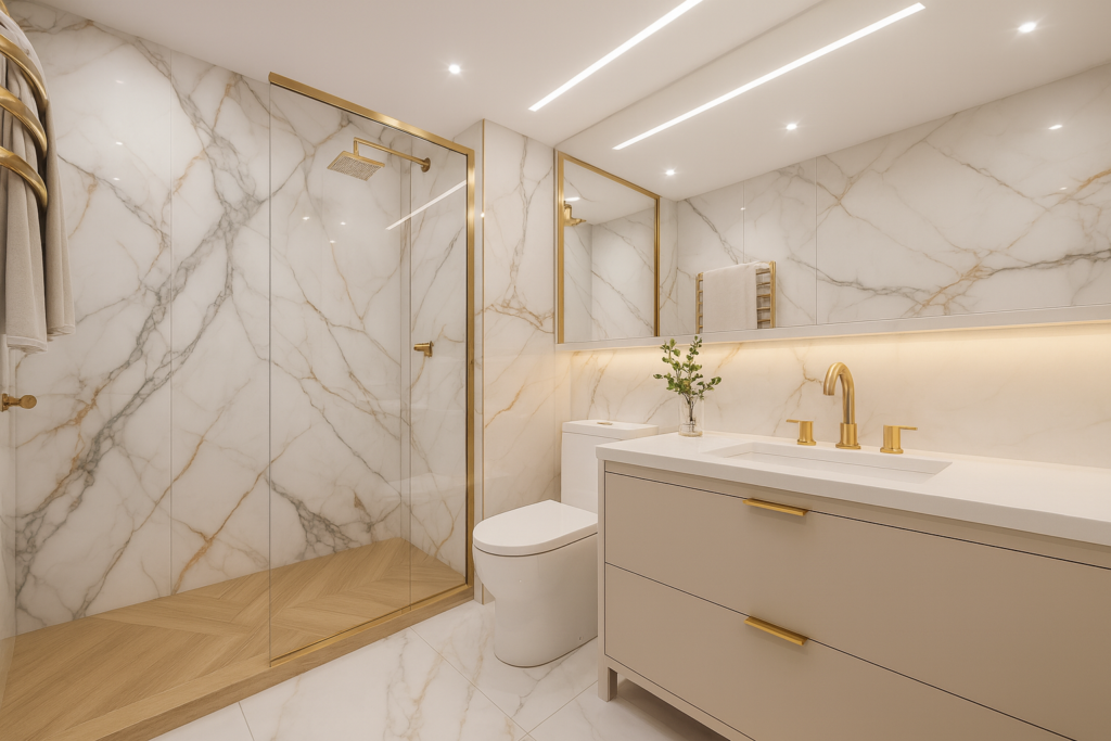 Acabamentos de Porcelanato: Polido