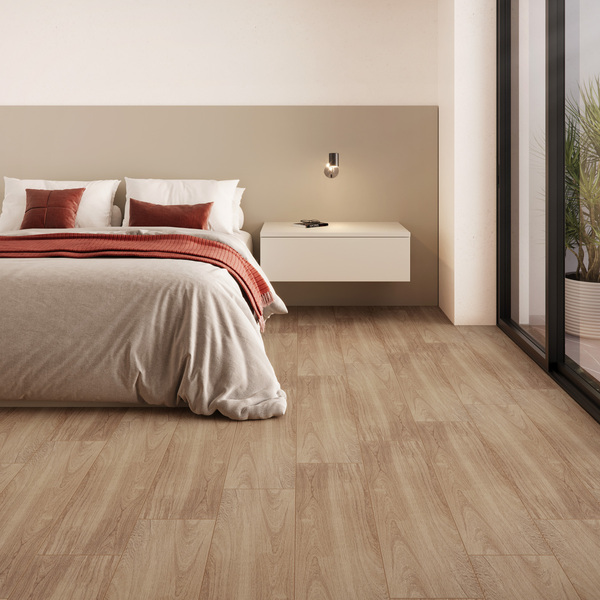 Porcelanato marrom claro polido