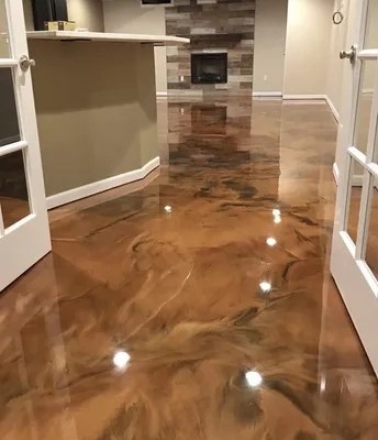 Porcelanato marrom claro para banheiro