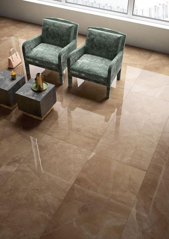 Porcelanato marrom claro 60x60