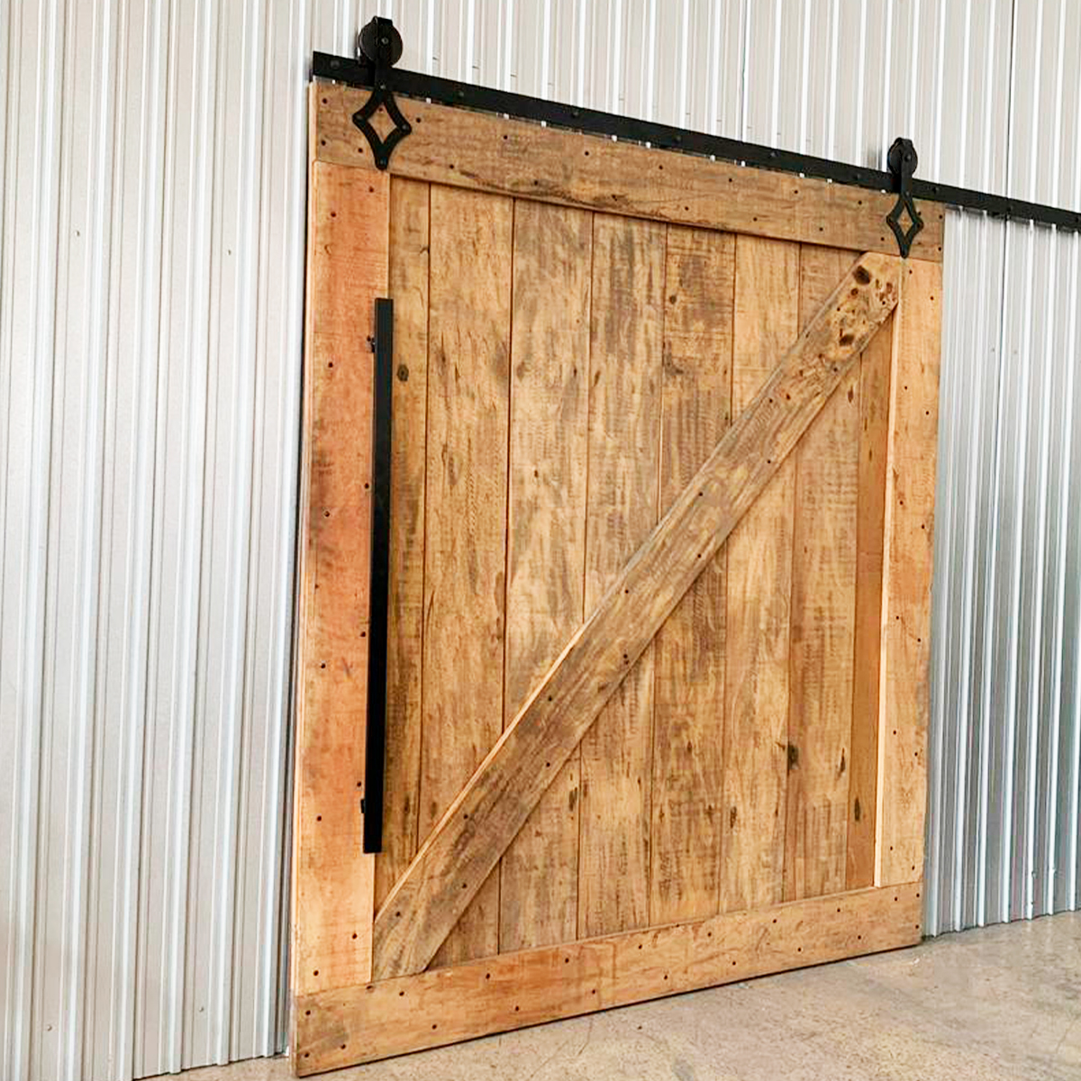 Porta celeiro rústica madeira de demolição
