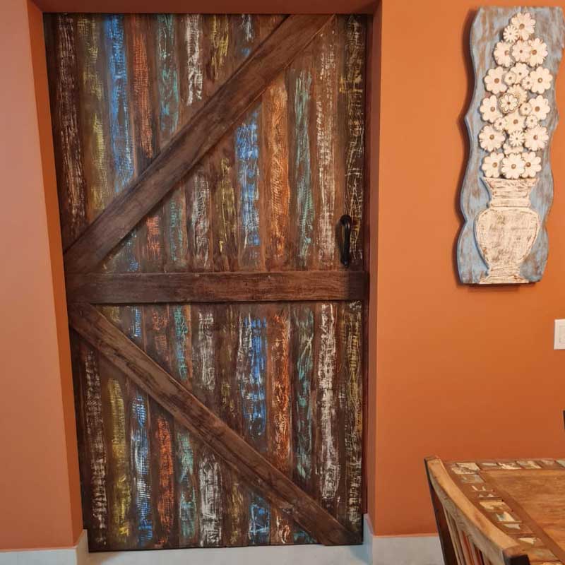 Porta celeiro campestre