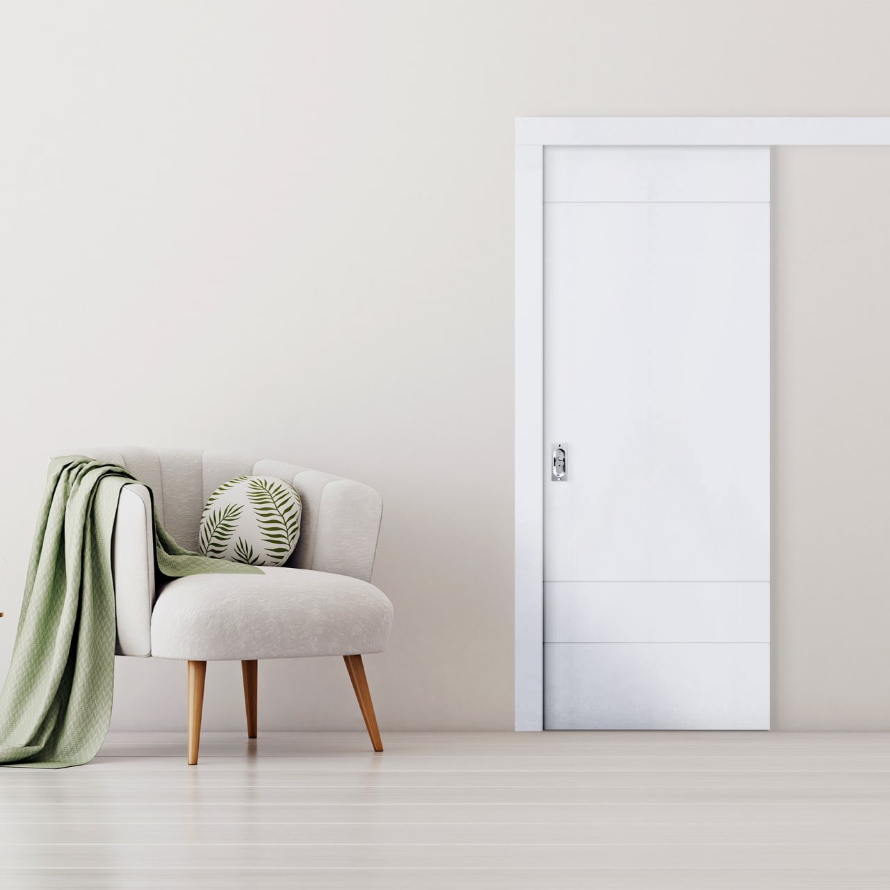 Porta de Correr Embutida vs. Trilho Aparente: Qual Escolher para seu Banheiro?