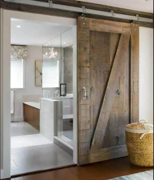 porta de correr banheiro