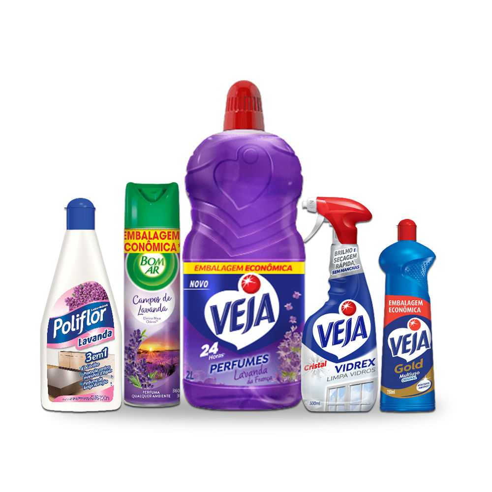 produtos para limpar a casa